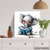 Elephant Reading Art - View 5