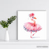 Ballerina Flamingo Art - View 5