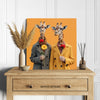 Giraffe Couple Art - View 5