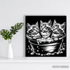 Bathtime Kitties Art - View 5