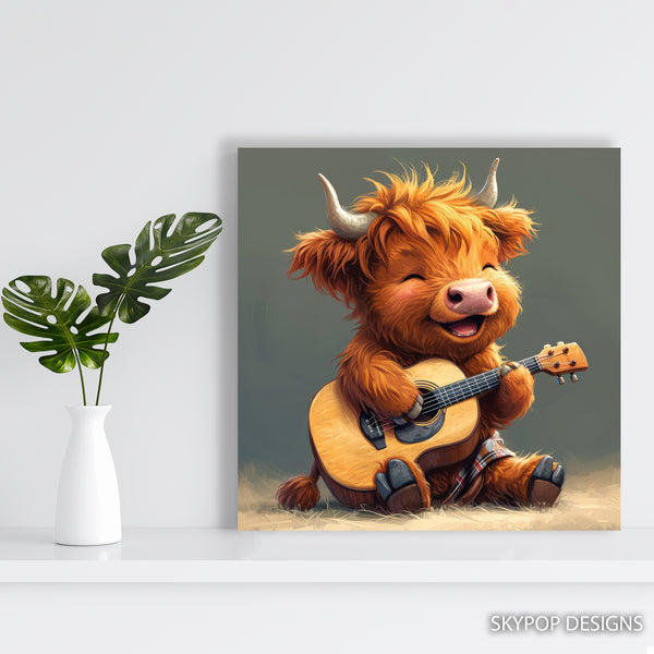 Highland Cow Art - View 5