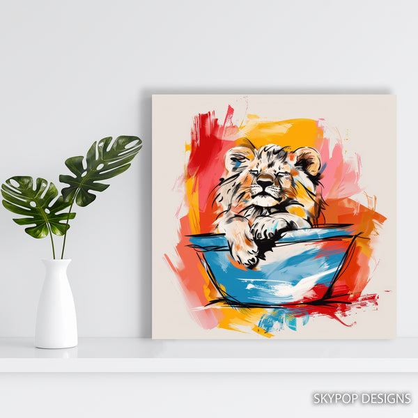 Lion Cub Art - View 5