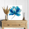 Blue Peony Bloom Art - View 5
