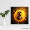 Bee Honeycomb Art - View 5