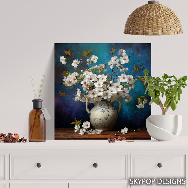 Cherry Blossoms Vase Art - View 5