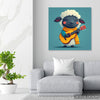 Sheep Playing Guitar Art - View 5