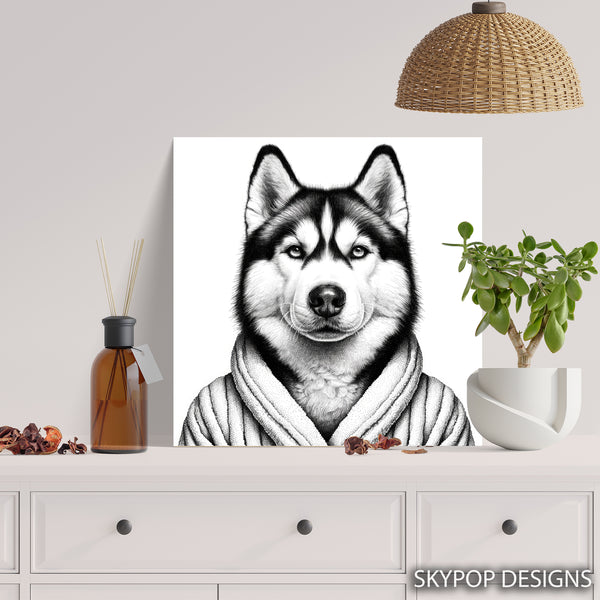 Siberian Husky Art - View 5