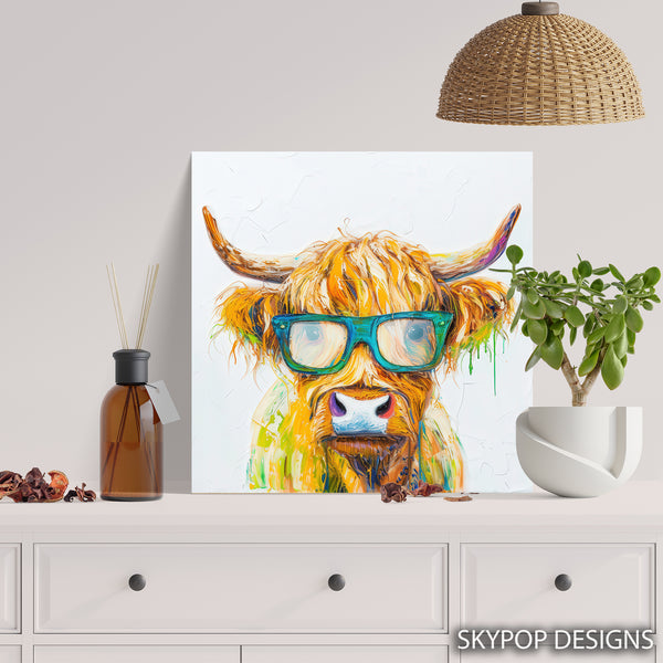 Highland Cow Art - View 5