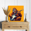 Orangutan Guitar Art - View 5