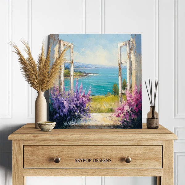 Open Window Ocean View Art - View 5