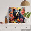 Bear Amongst Flowers Art - View 5