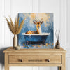 Deer Bathtime Art - View 5