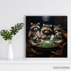 Raccoon Poker Art - View 5