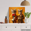 Cat with Roses Art - View 5