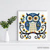 Owl Blossom Art - View 5
