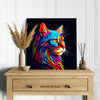 Neon Cat Explosion Art - View 5