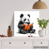 Panda Reading Book Art - View 5
