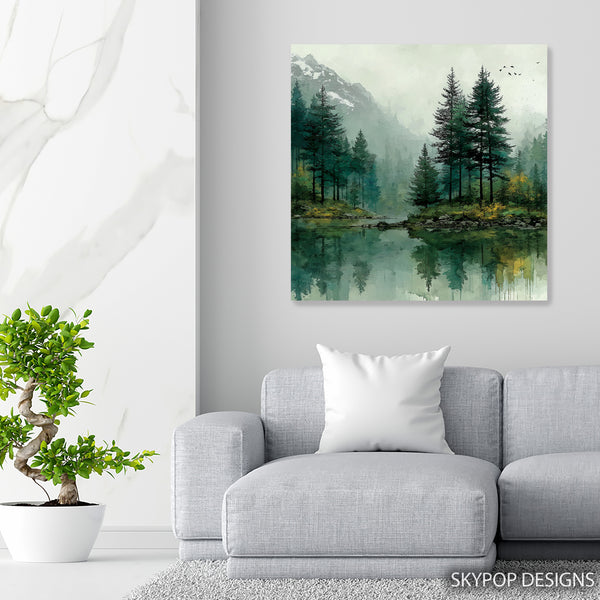 Forest Lake Bird Art - View 5