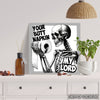 Skeleton With Toilet Paper Art - View 5