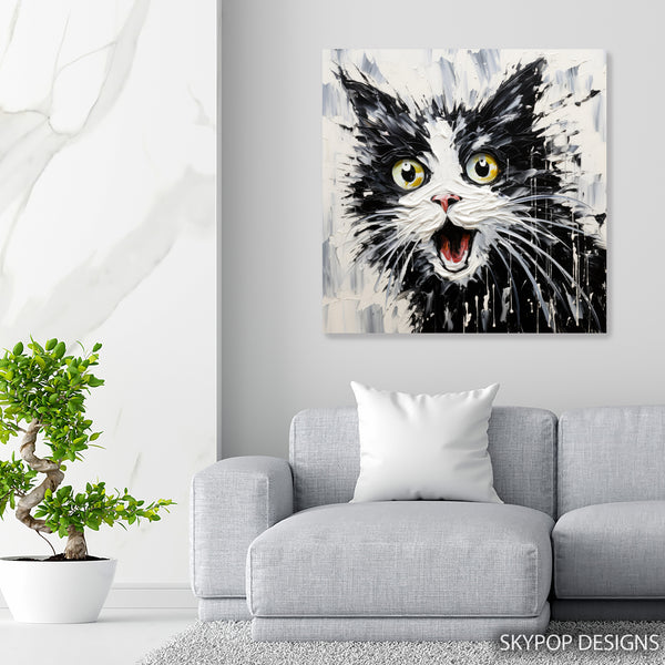 Cat Scream Art - View 5