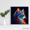 Rainbow Cat Art - View 5