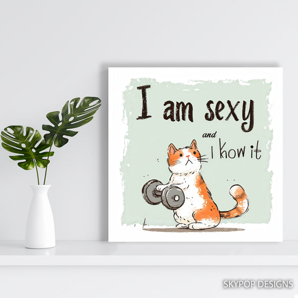 Cat Workout Art - View 5