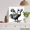 Rooster Toilet Paper Art - View 5