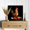 Rooster Vegetable Art - View 5