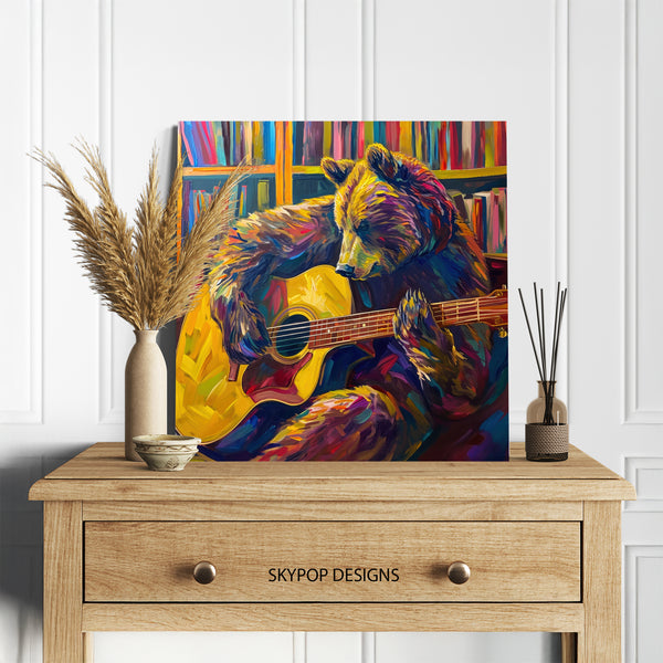 Bear Guitar Art - View 5