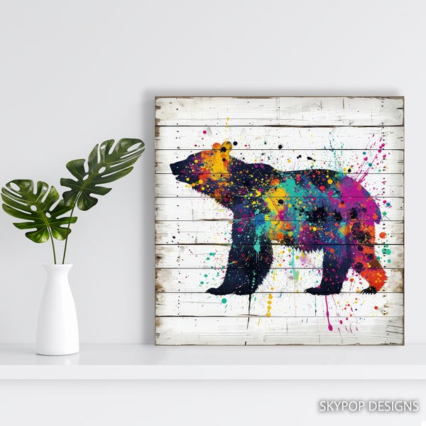 Bear Splash Art - View 5