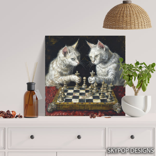 Cat Chess Art - View 5