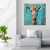 Giraffe Portrait Art - View 5