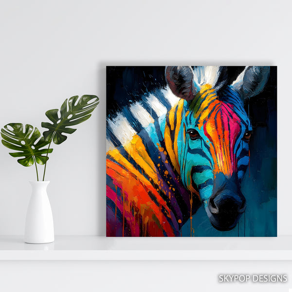 Zebra Splash Art - View 5