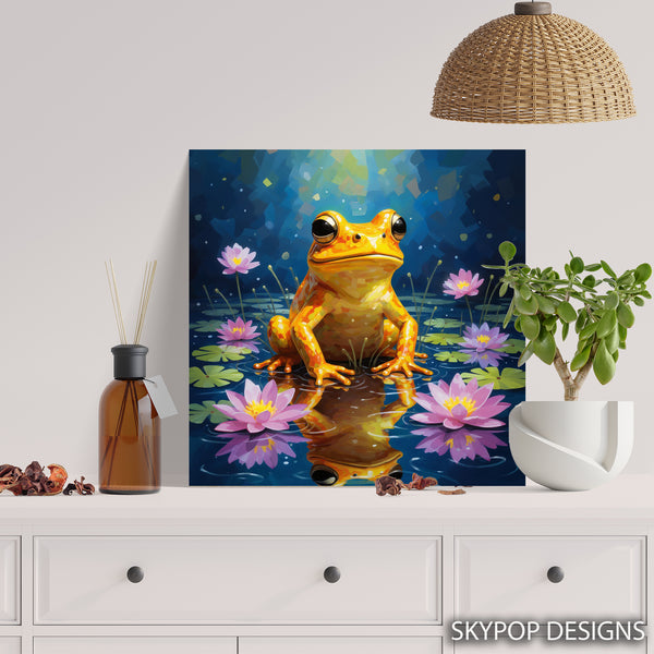 Golden Frog Pond Art - View 5
