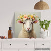 Sheep Flower Crown Art - View 5