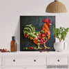 Rooster Vegetable Art - View 5