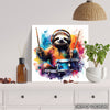 Sloth Drummer Art - View 5