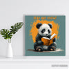 Panda Reading Art - View 5