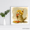 Kitten Pizza Art - View 5