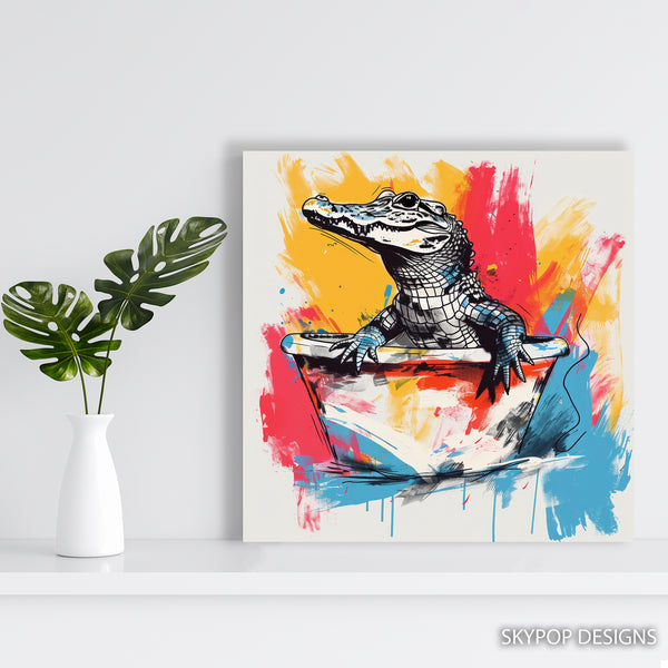 Crocodile Art - View 5