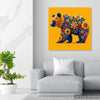Bear Floral Art - View 5