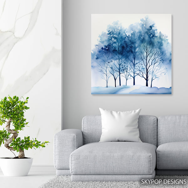 Watercolor Forest Art - View 5