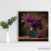Lilac Blooms Mason Jar Art - View 5
