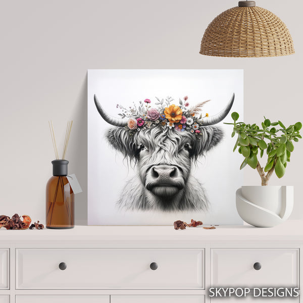 Highland Cow Art - View 5