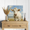 Highland Cow In The Field Art - View 5