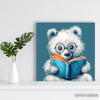 Bear Reading Book Art - View 5