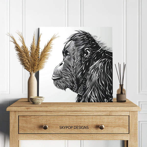 Orangutan Art - View 5