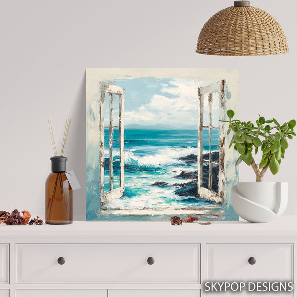 Ocean Window View Art - View 5