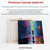 Rainy Evening Cityscape Art - View 6