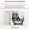 Lion Christmas Bath Art - View 6